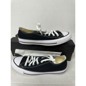 -943 Converse All Star Low Top Black/White-US 5.5 Mens, 7.5 Womens